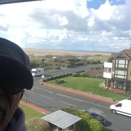 Samuel L. Jackson uploaded a photo on his Instagram account from the Grand Hotel in St Annes
