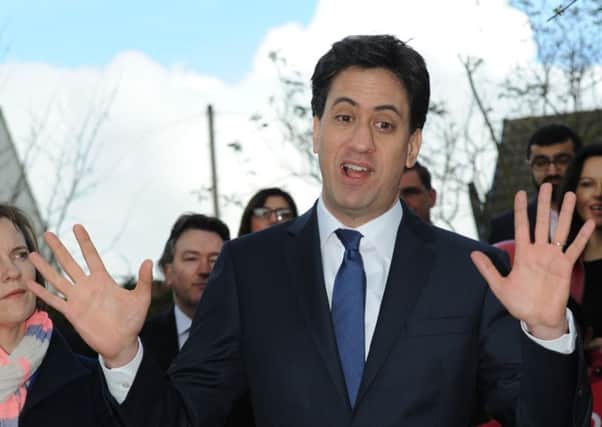Ed Milliband on his election campaign tour