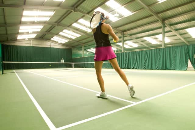 Morton of Pitmilly near St Andrews - the indoor tennis court