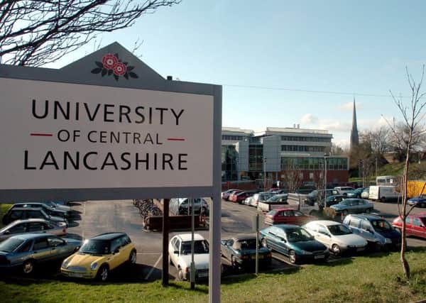 RANKING: the University of Central Lancashire has slipped down the league tables