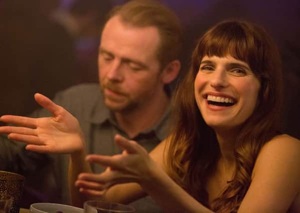 Man Up: Jack played by Simon Pegg and Nancy played by Lake Bell. PA Photo/Studio Canal/Giles Keyte.