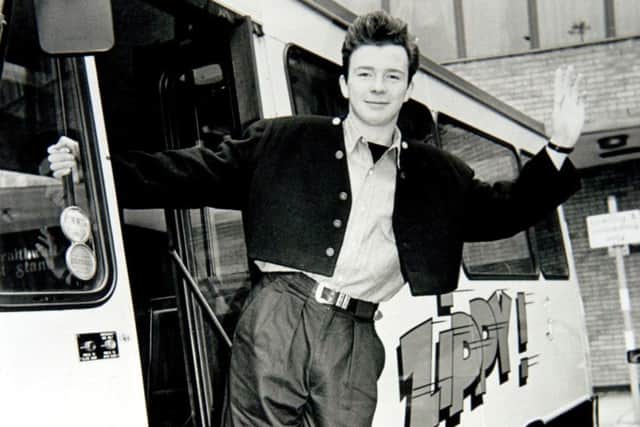 Zippy kid: Rick on the bus in Preston in 1987