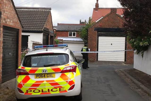 Police investigating a murder on York Road, St Annes, have cordoned off an alleyway