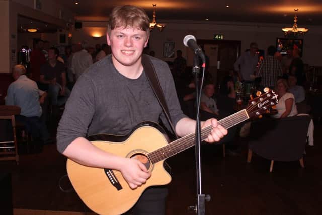 Longton Live first live music event at pubs in Longton Village.
Pictured is singer James Christy at The Ram's Head.
6th June 2014