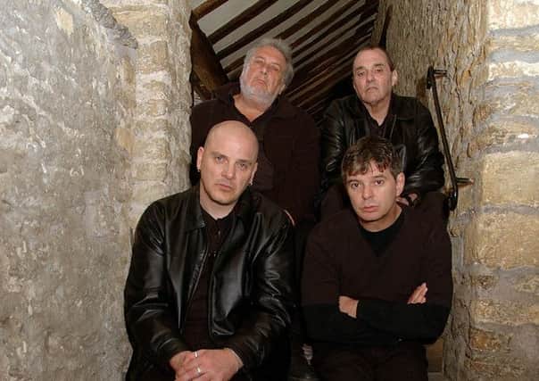 Baz Warne, front left, with the Stranglers.