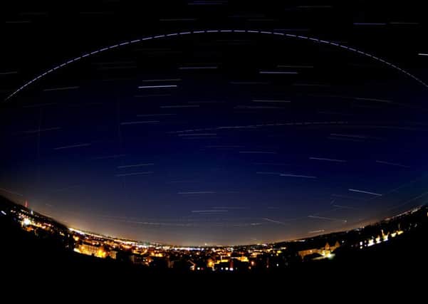 SPOTTED: The space station above Buckshaw Village on Thursday   PHOTO: IAIN LYNN