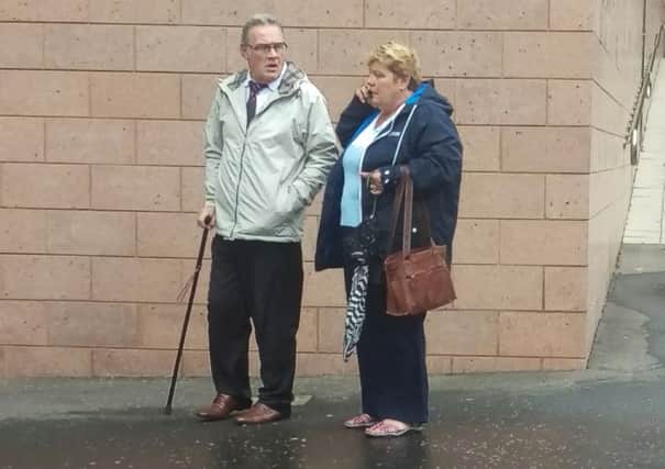 Michael McQuoid, 60, and wife Susan outside Preston Crown Court