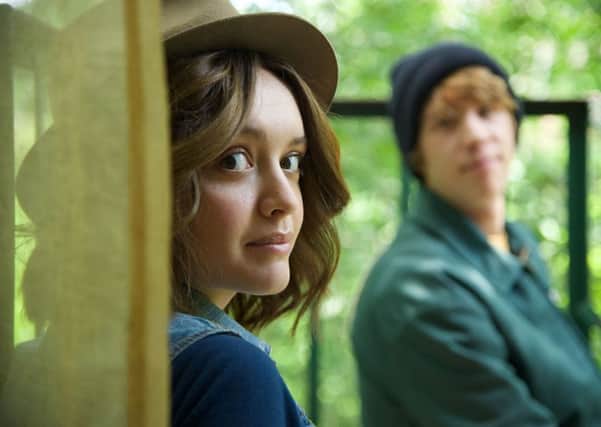 ME AND EARL AND THE DYING GIRL: Olivia Cooke as Rachel and Thomas Mann as Greg. Picture credit: PA Photo/Anne Marie Fox/Twentieth Century Fox Film Corporation