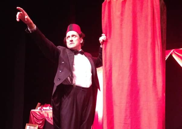 Daniel Taylor as Tommy Cooper in The Tommy Cooper Show