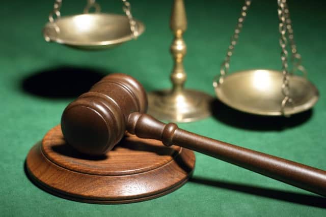 Gavel and scales