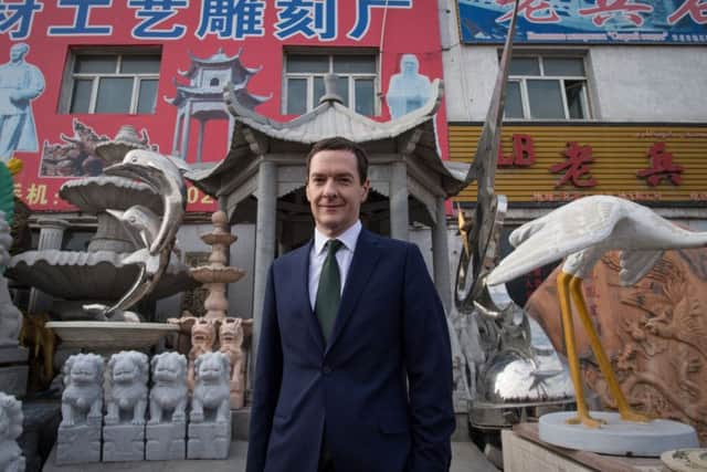 Chancellor George Osborne in China this week