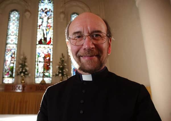 Rev Jim Percival the new vicar at Freckleton Parish Church of the Holy Trinity