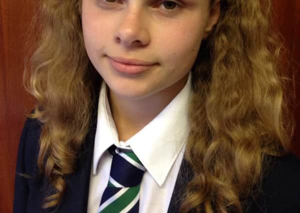 Alisha Sutcliffe from Burnley with her plaits