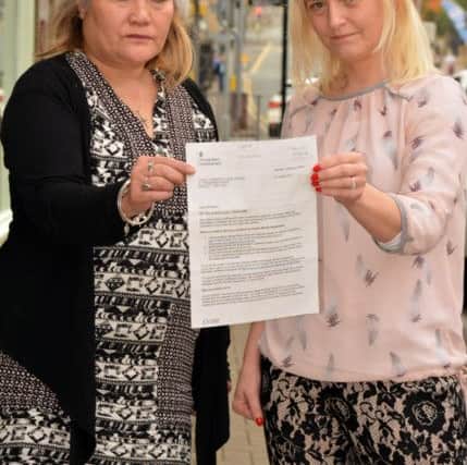 Winnie Birkenhead (left) who has been threatened with deportation despite living in the UK since she was five years old with her boss Amanda Balmer. Photo: Kelvin Stuttard