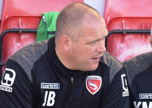 Jim Bentley saw his side beaten at Plymouth