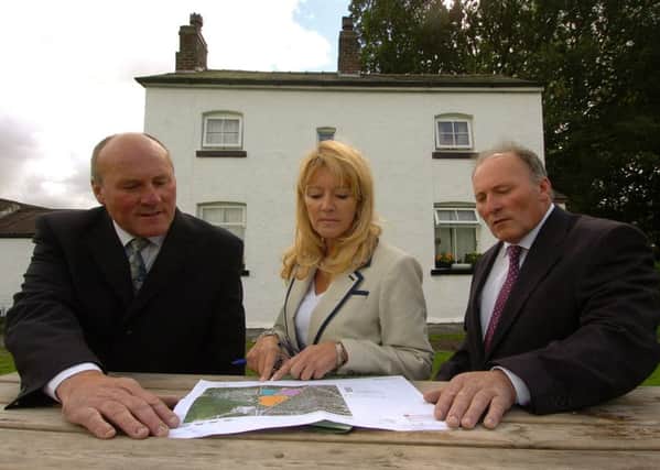 APPLICANTS: Robert and Andrew Chippendale with sister Amanda Harris of J Chippendale Ltd, pictured previously with the plans
