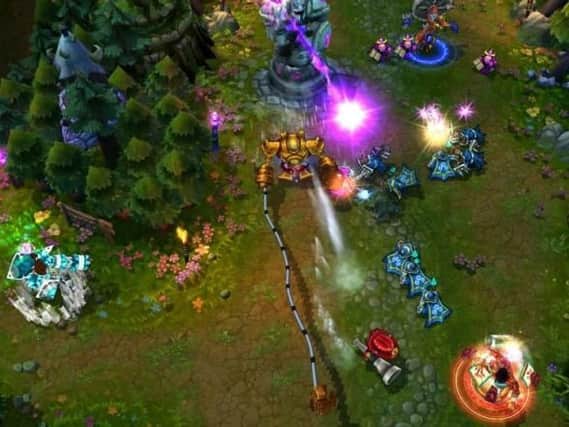 A screenshot from the game League of Legends
