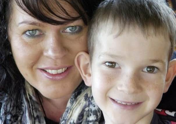 Harvey Brown of Pilling was born with rare condition - craniosynostosis - his skull was fused together at birth restricting brain growth resulting in major surgery for his skull to be re-modelled and fit back in. He has recently had to undergo the same procedure again the first case of its kind at Alder Hey. 
 Harvey is pictured with his mother, Gill.