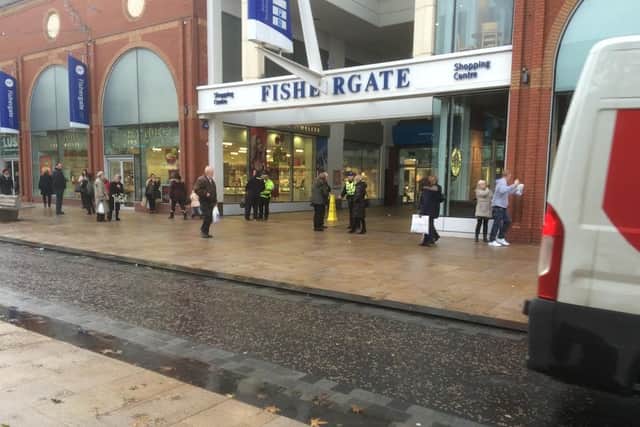 Fishergate Shopping Centre evacuated