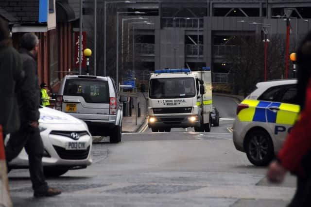 The Fishergate Shopping Centre is closed and the army bomb disposal team is called in after a suspicious package was discovered