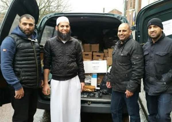 HELPING HANDS: Preston mosques have been sending volunteers and van loads of relief