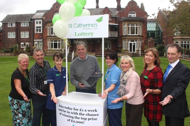 Charity patron Mark Lawrenson helped back the hospices lottery scheme