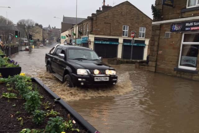 The scene in Padiham. Pic: Andy Holt.