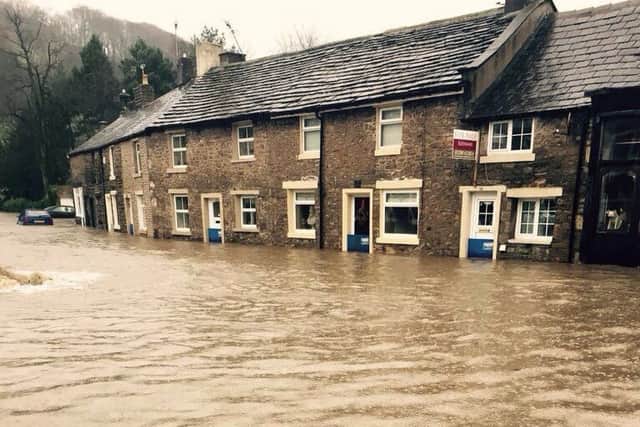 Flooding in Whalley. Pic: Josh Brandwood.