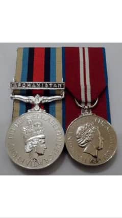 Shocking theft:  The stolen medals