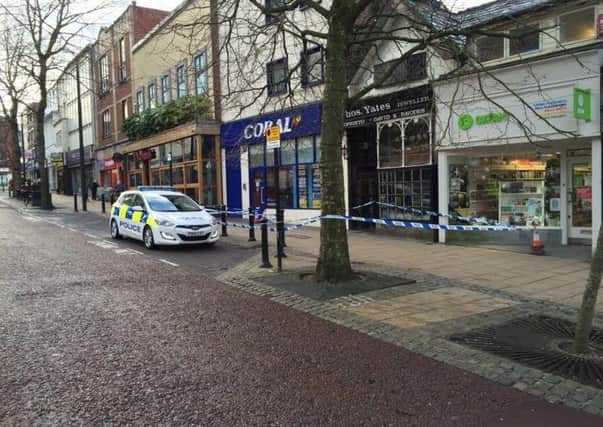 Cheapside in Preston, where a man was found unconscious