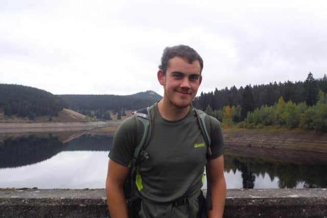Joe Smith, 23, from Dutton. He was killed in a climbing accident in Scotland on January 16.