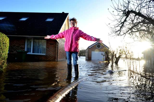 Photo Neil CrossFlooding at St Michaels on WyrePamela Nickols still can't reach her house