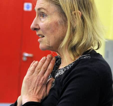 Jan Brodbeck during her Gentle Yoga Class in Lancaster