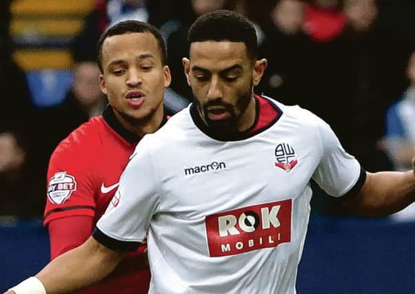 Preston have been linked with a move for Bolton wide man Liam Feeney (right)