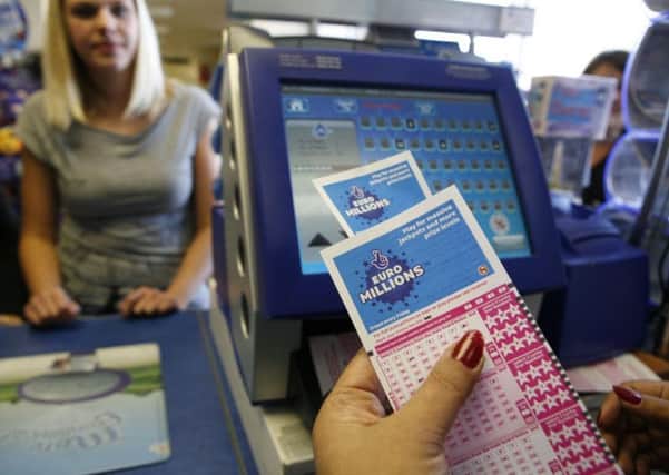 A EuroMillions lottery ticket. Photo credit: Camelot/PA Wire