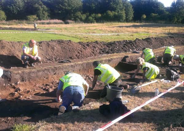 Roman Dig: Lancaster and District Heritage Group at last years excavation