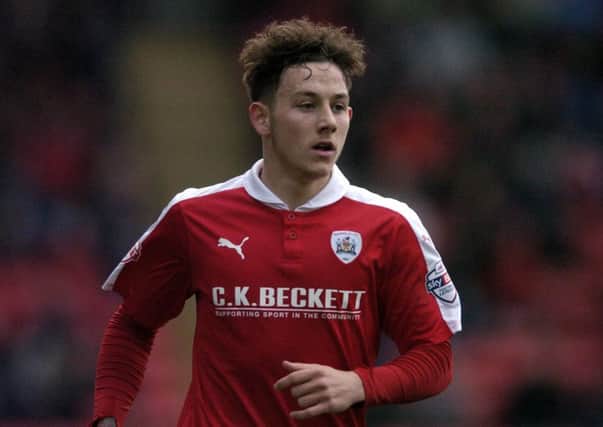 Josh Brownhill in action for Barnsley