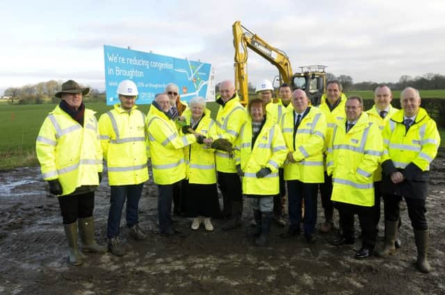 Official start on the construction of the Broughton Bypass
