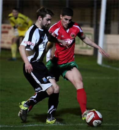 Ally Waddecar was among the goals in the 5-0 win over Harrogate. Phot: Paul Vause