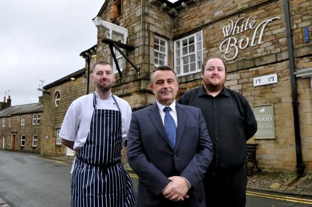 Photo Neil Cross
Marc Bond, formerly at Haighton Manor, has taken over the White Bull in Ribchester, with head chef Daniel Edwards and Bar Manager Paul Thorpe
