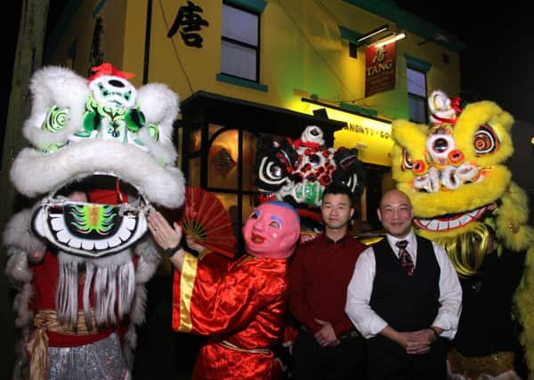 Dragons: Celebration at Tang restaurant in Preston for last years Chinese New Year