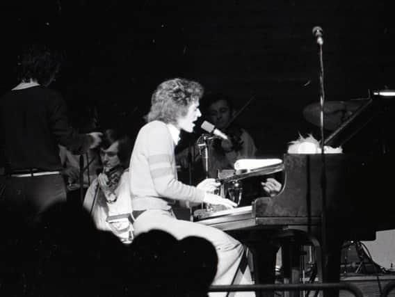Gilbert O'Sullivan at the Preston Guild Hall in May 1973