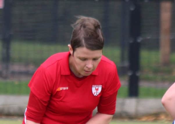 Raelene Strickland was on target for Leyland and Chorley ladies 1sts