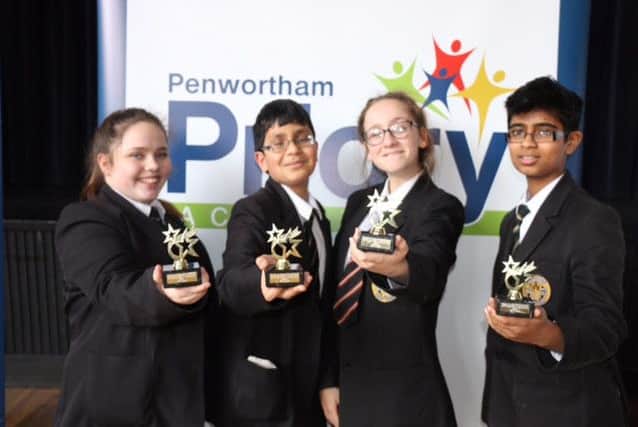 Priory Academy's winning year nine maths quartet