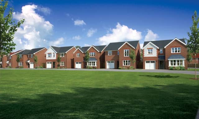 How the houses on Douglas Meadow in Adlington will look