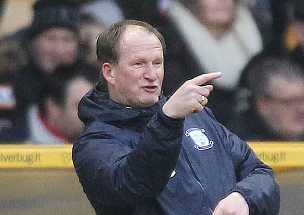 Simon Grayson during the victory at Wolves last Saturday