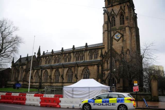 Work stopped on the pedestrianisation of Church Street in Preston, when road workers dug up human remains