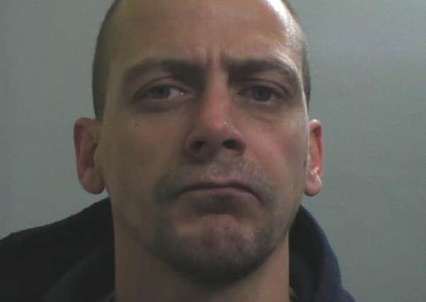 David Jolley, 40, of no fixed abode, has been jailed for life for the violent robbery at an Adlington farmhouse where cash and firearms were stolen