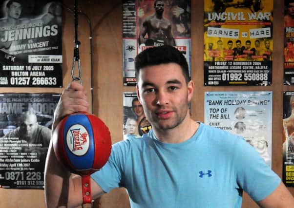 Scott Fitzgerald is set for his professional boxing debut this weekend