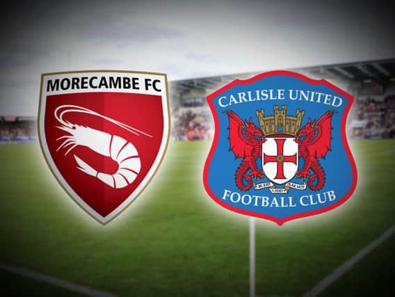 Morecambe v Carlisle - Shrimps Live